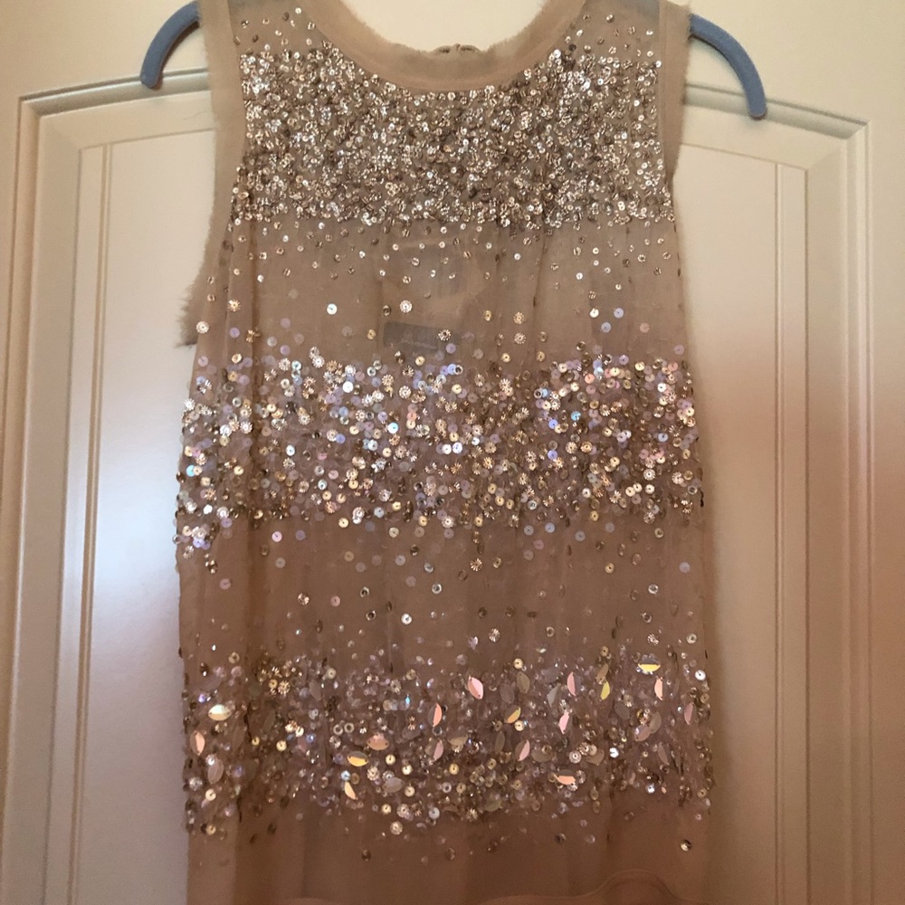 A sparkly cocktail top